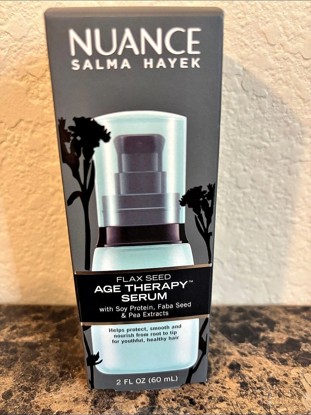 Hair Nuance by Salma Hayek Flax Seed Age Therapy Serum 2 fl oz NWT